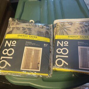 No 918 Energy Saver Woodland Room Darkening 54x84 2 panels
